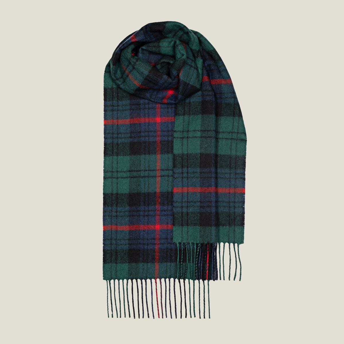 Armstrong Modern Tartan Lochcarron Lambswool Scarf