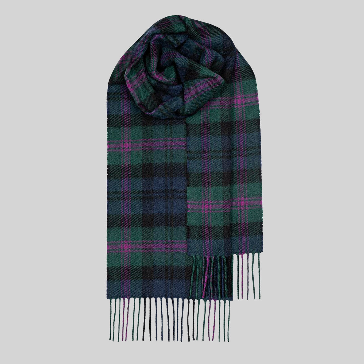 Baird Modern Tartan Lochcarron Lambswool Scarf