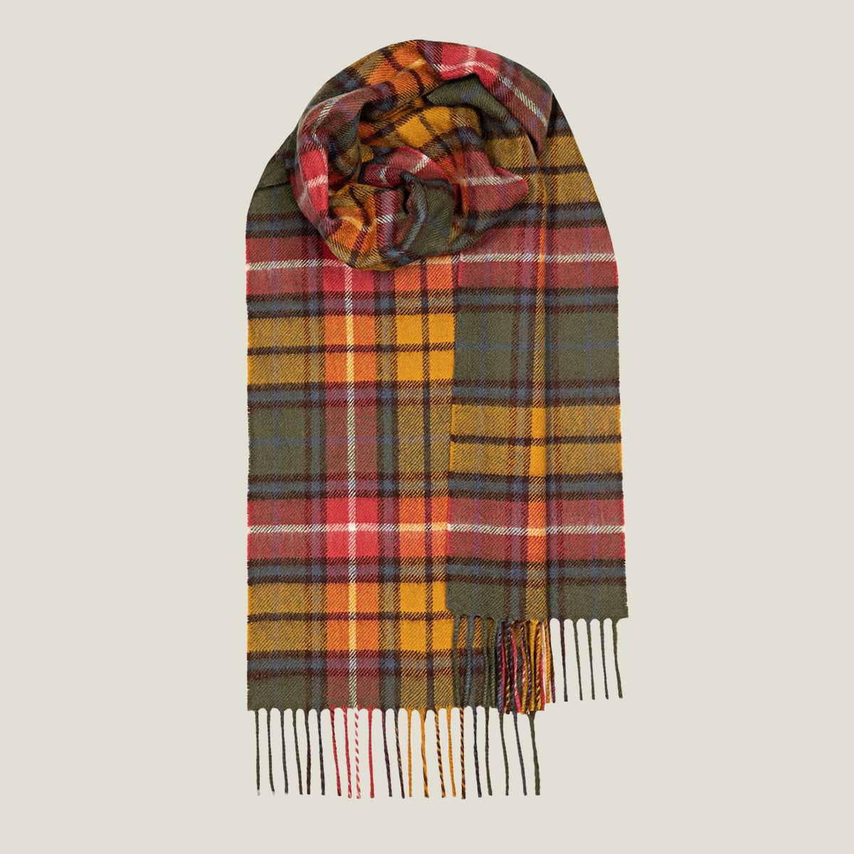 Buchanan Tartan Lochcarron Lambswool Scarf