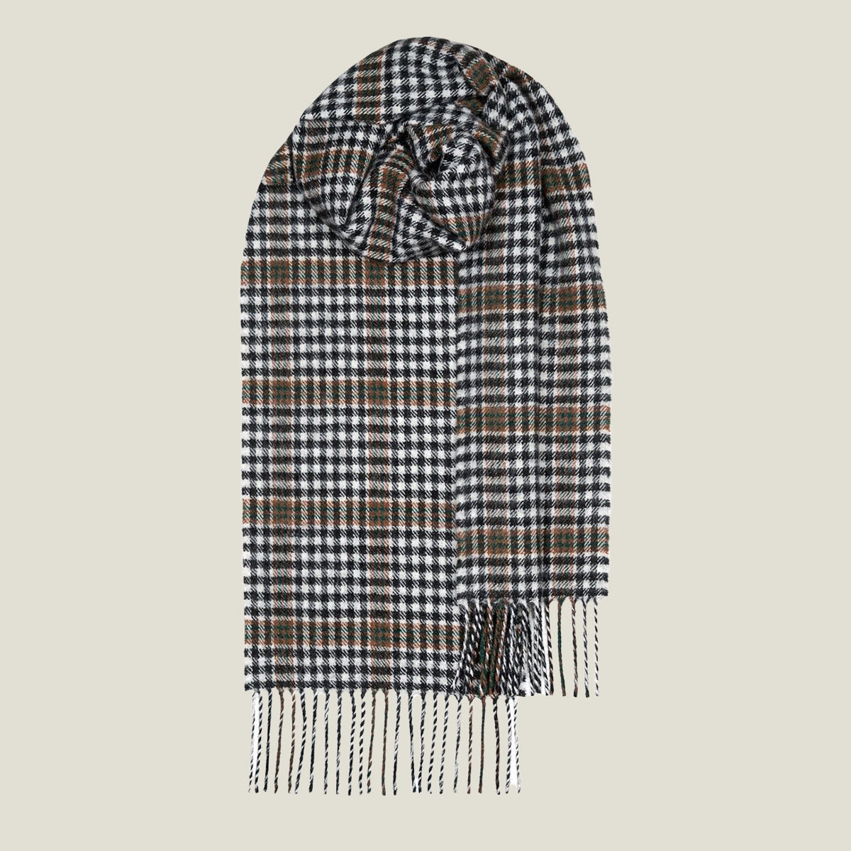 Burns Check Lochcarron Lambswool Scarf
