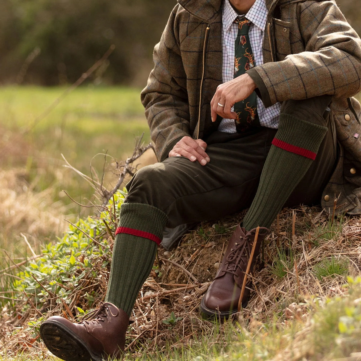 Estate Field Socks in Merino Wool Blend