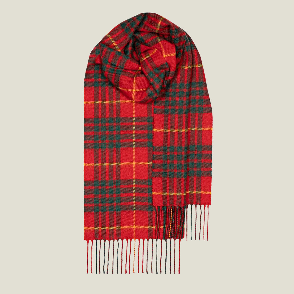 Cameron Clan Modern Tartan Lochcarron Lambswool Scarf