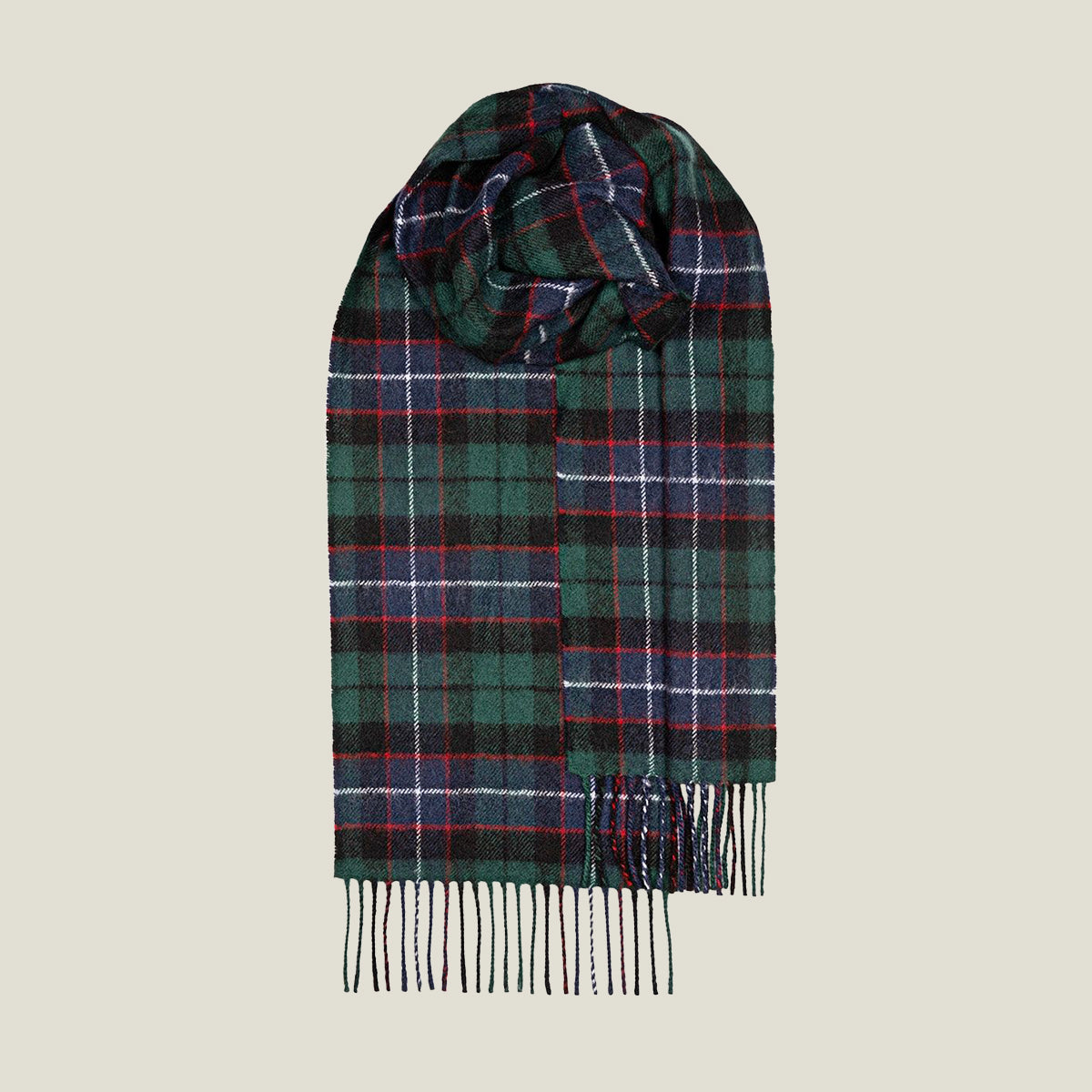 Galbraith Modern Tartan Lochcarron Lambswool Scarf