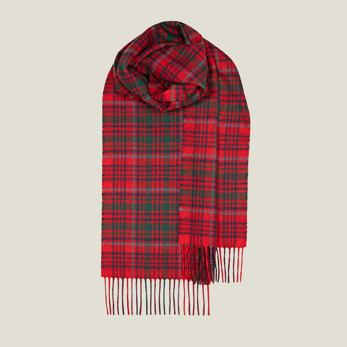 Grant Clan Modern Tartan Lochcarron Lambswool Scarf