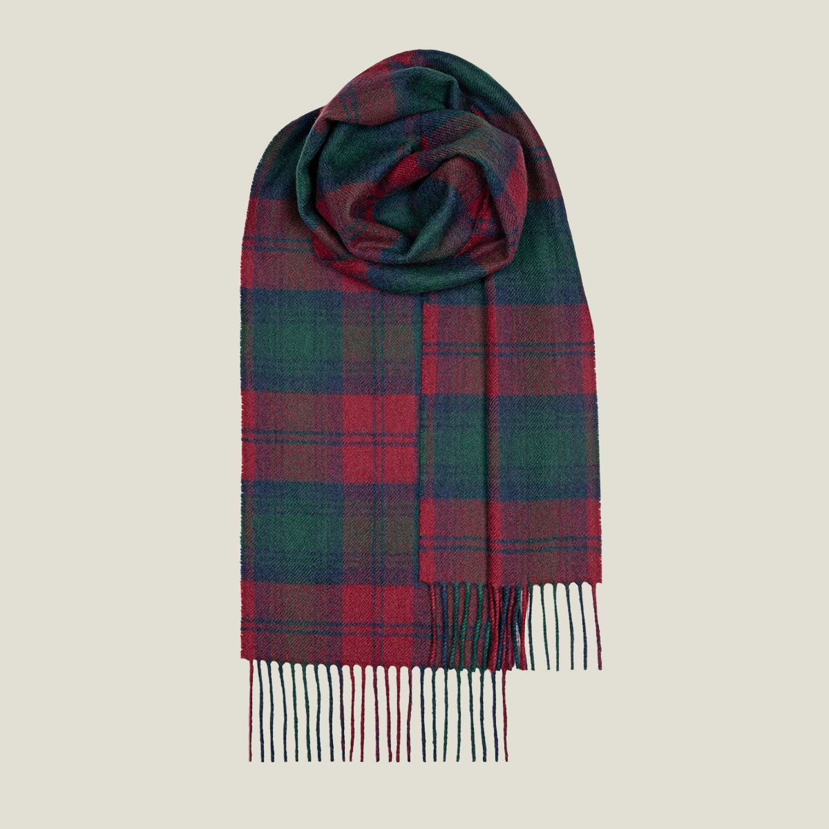 Lindsay Modern Tartan Lochcarron Lambswool Scarf