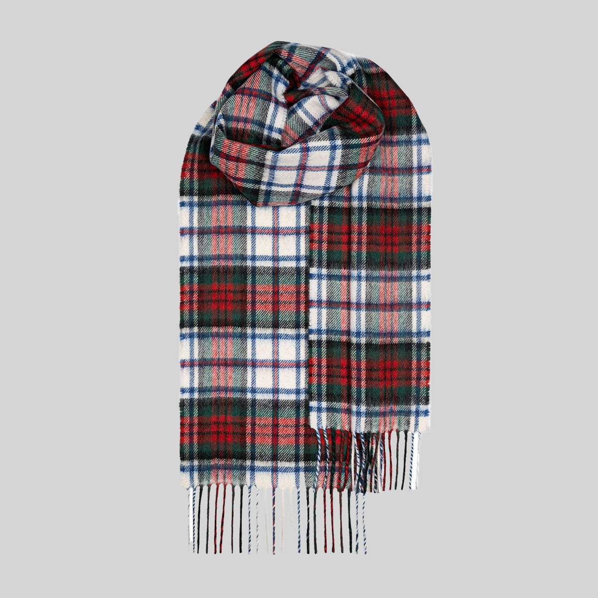 MacDuff Dress Modern Tartan Lochcarron Lambswool Scarf