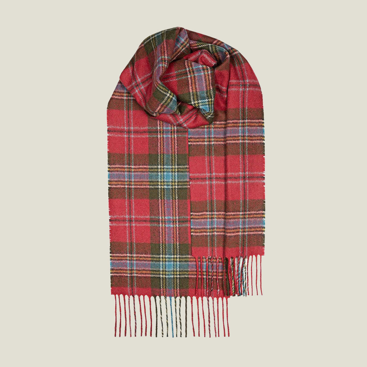 MacLean of Duart Tartan Lochcarron Lambswool Scarf