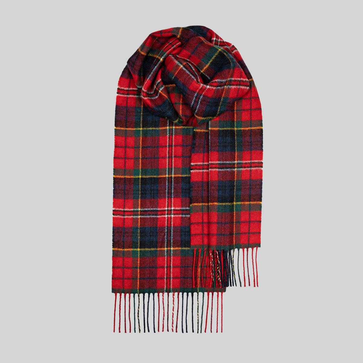 MacPherson Clan Modern Tartan Lochcarron Lambswool Scarf