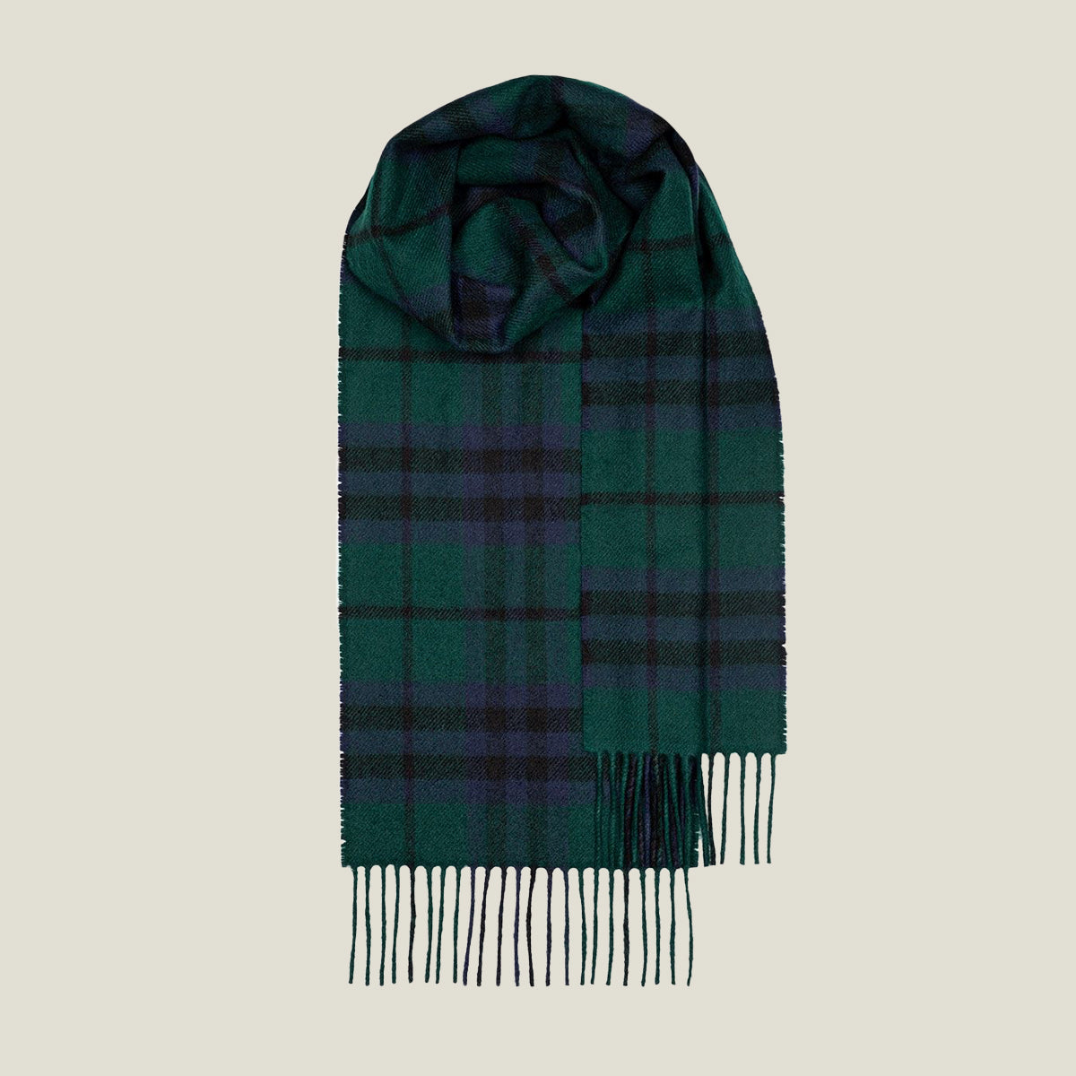 Marshall Modern Tartan Lochcarron Lambswool Scarf