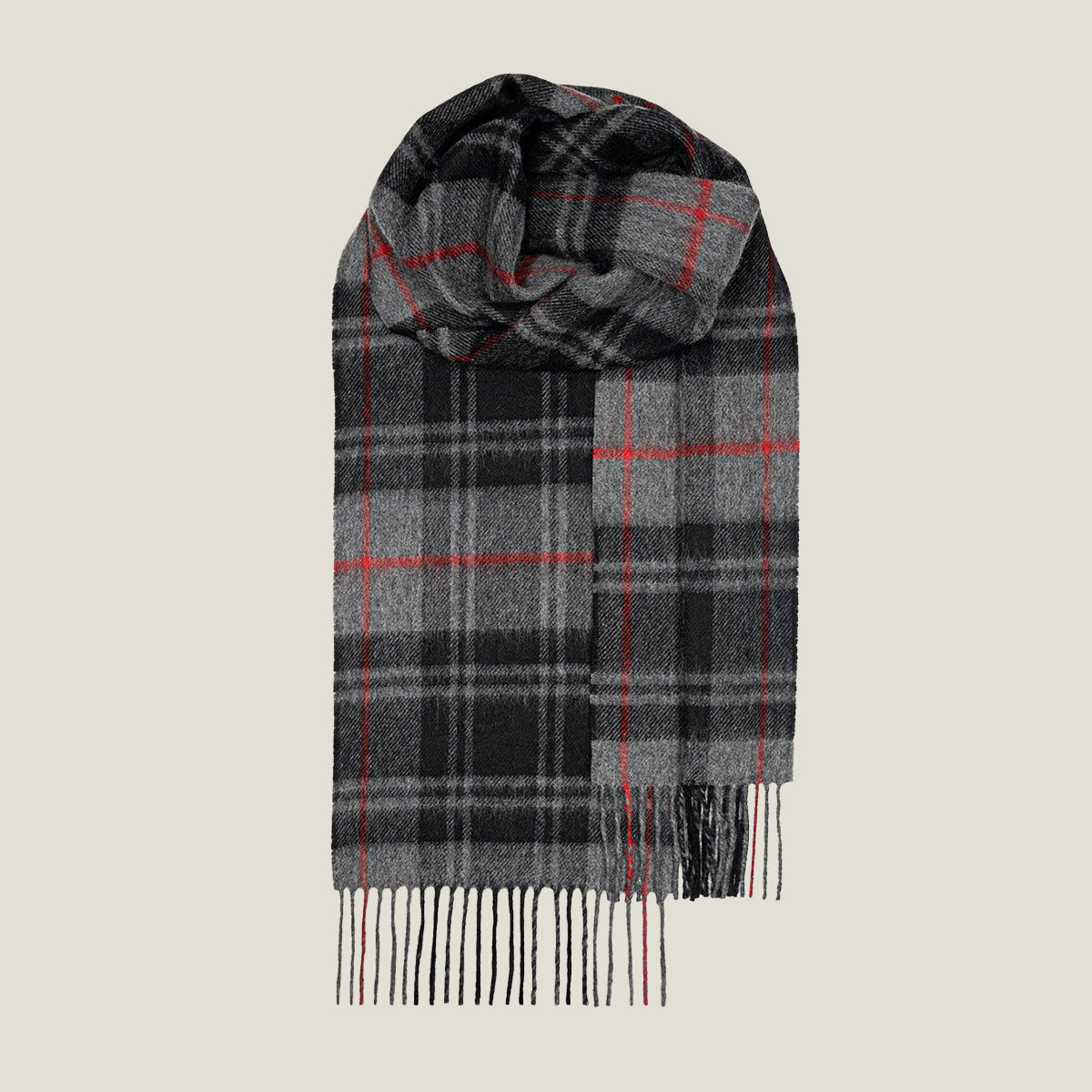 Moffat Modern Tartan Lochcarron Lambswool Scarf