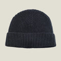 Cashmere Ribbed Beanie Hats