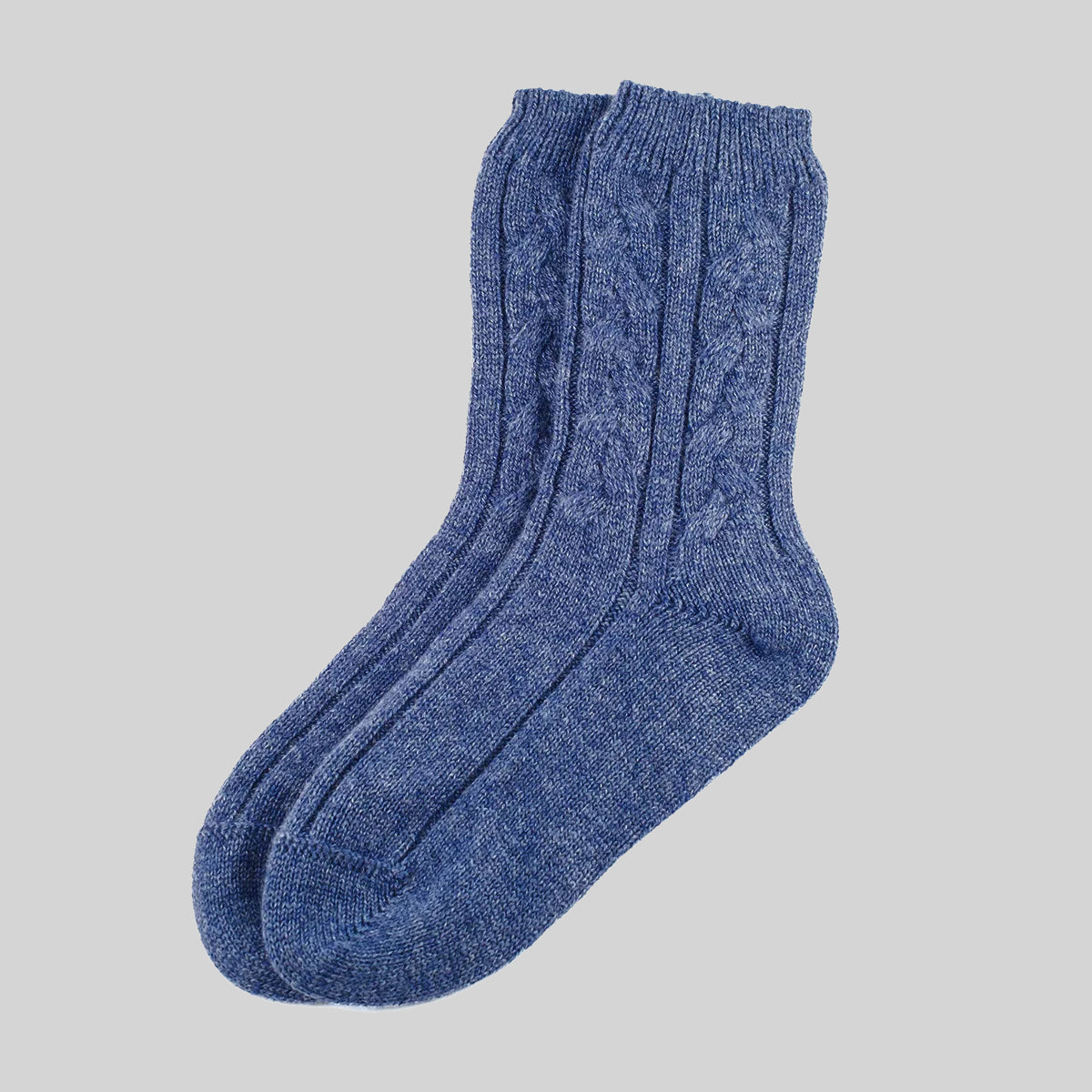 Women's Cashmere Cable Socks