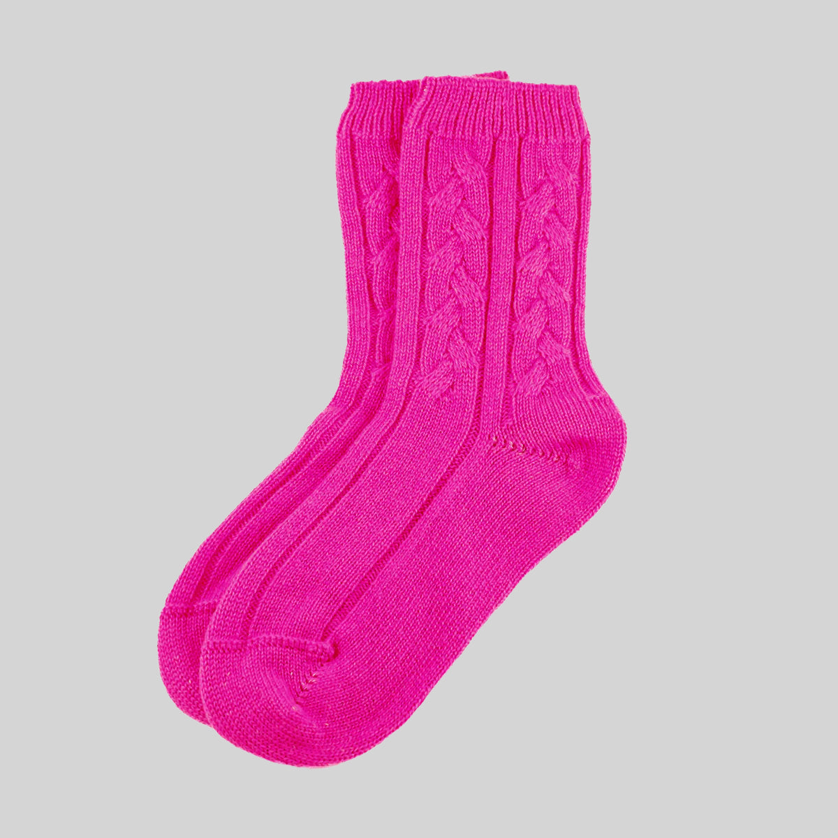 Women's Cashmere Cable Socks
