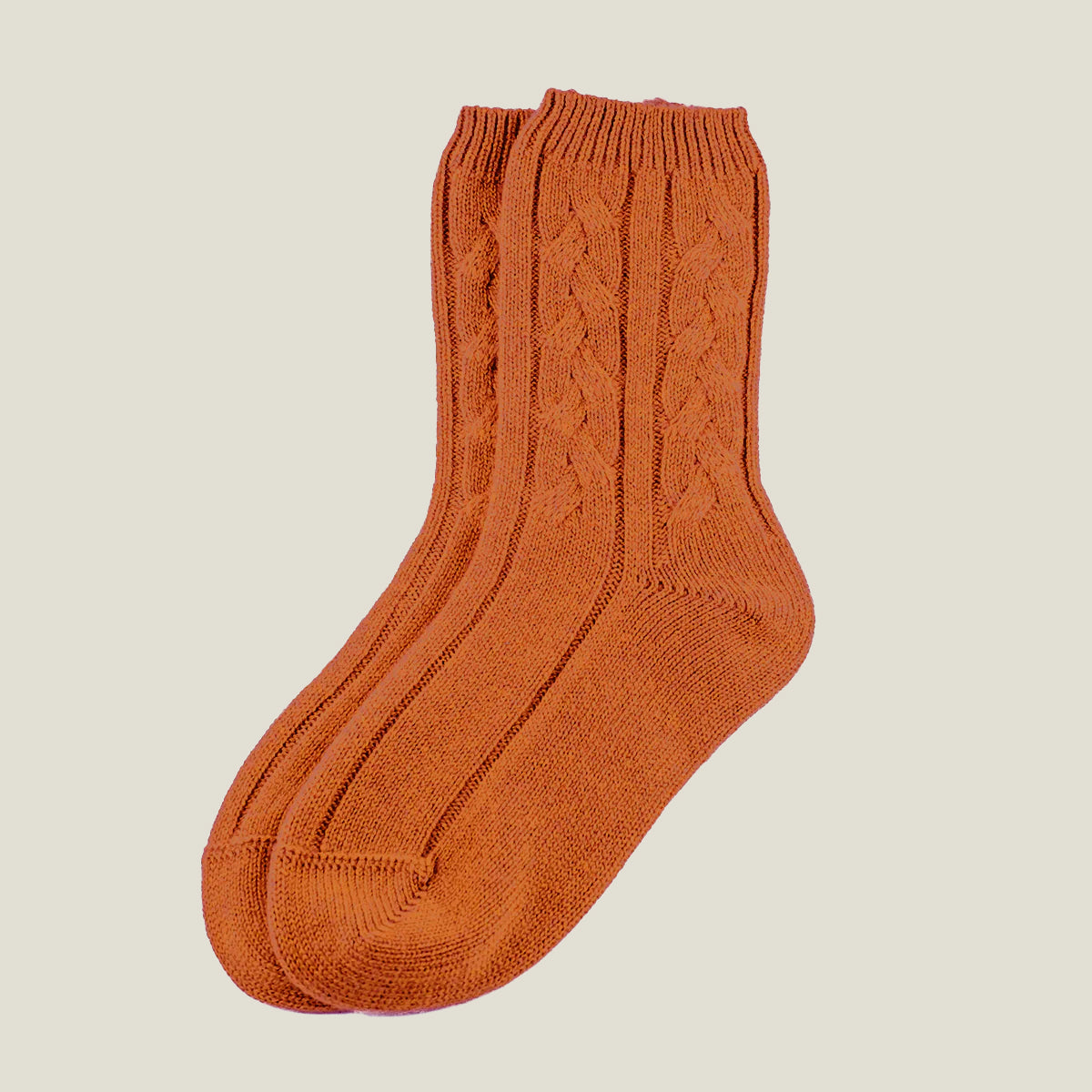 Women's Cashmere Cable Socks