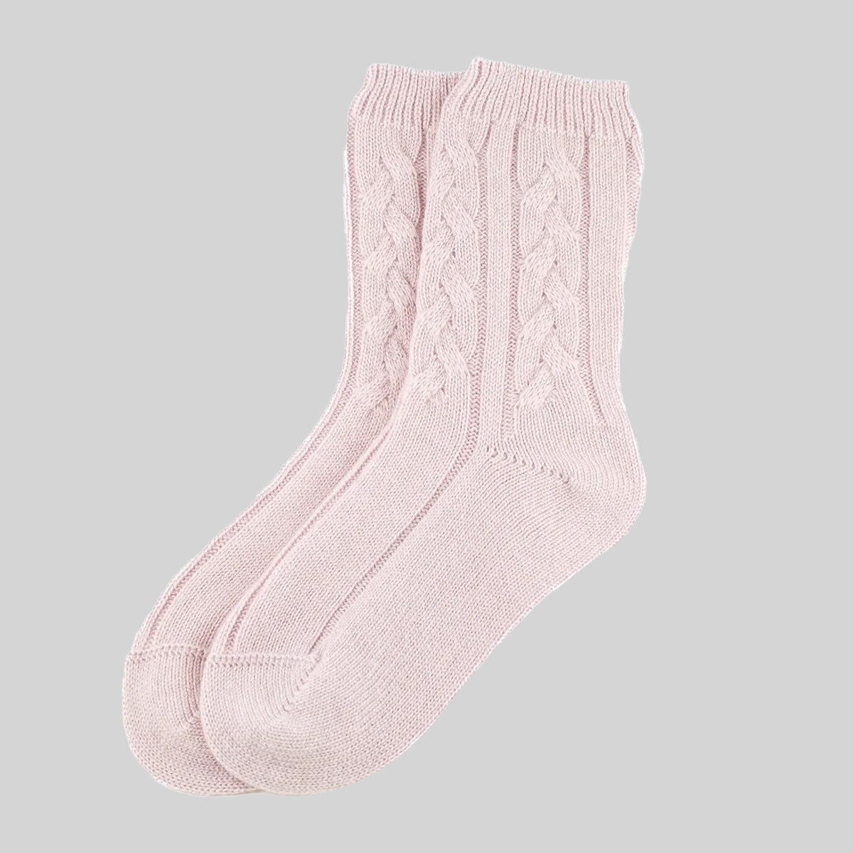 Women's Cashmere Cable Socks