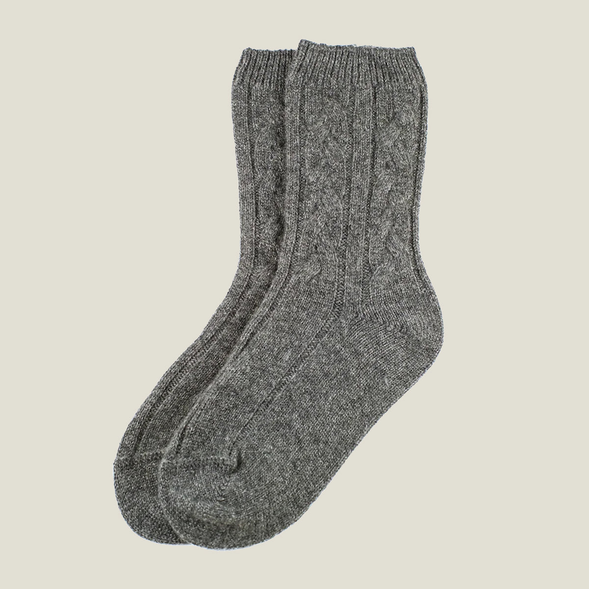 Women's Cashmere Cable Socks
