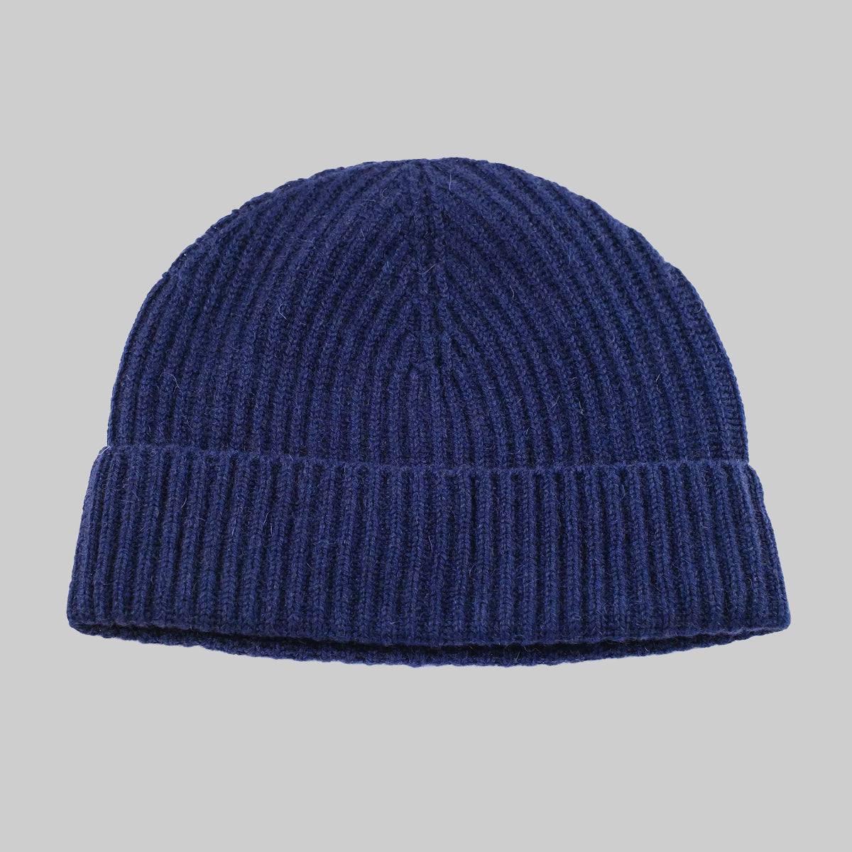 Cashmere Ribbed Beanie Hats
