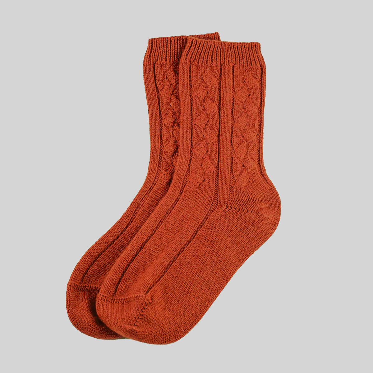 Women's Cashmere Cable Socks