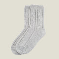 Women's Cashmere Cable Socks