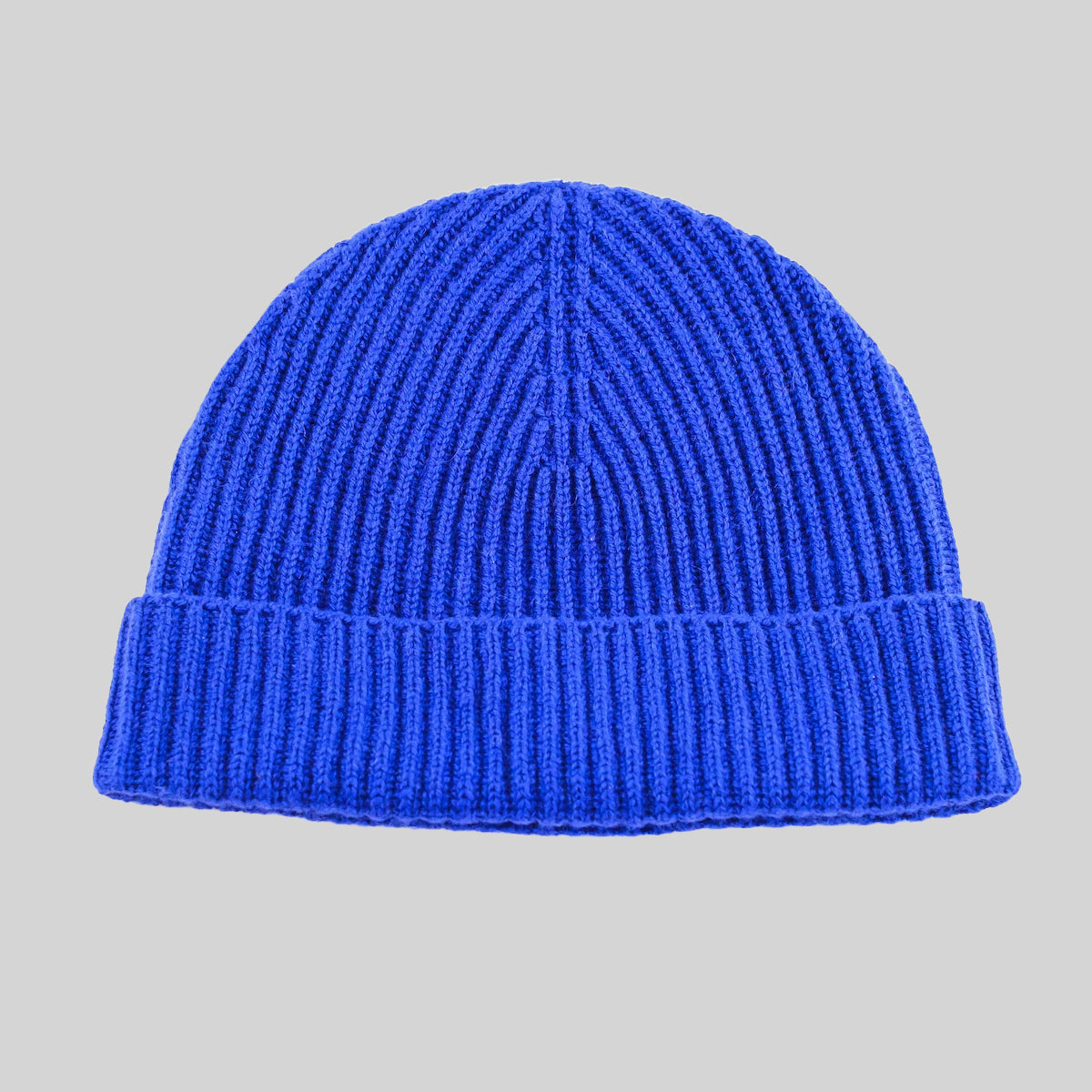 Cashmere Ribbed Beanie Hats
