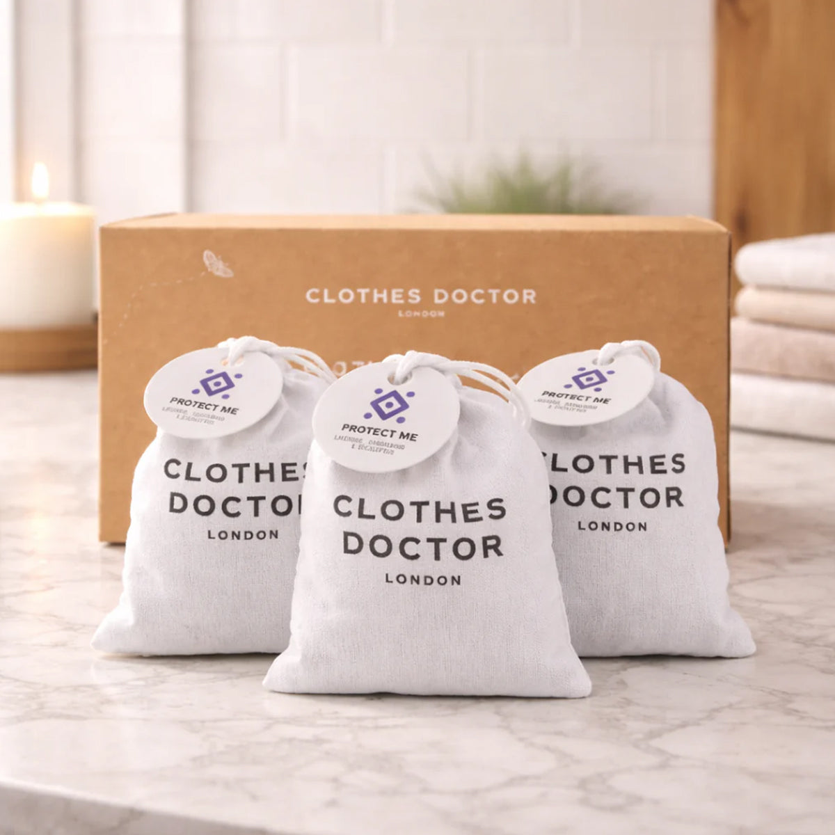 Natural Moth Repellent Scent Bags Set
