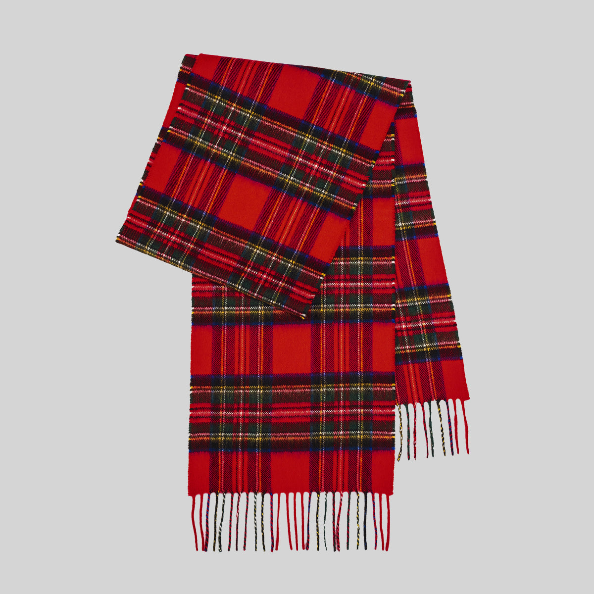 Royal Stewart Tartan Cashmere Scarf