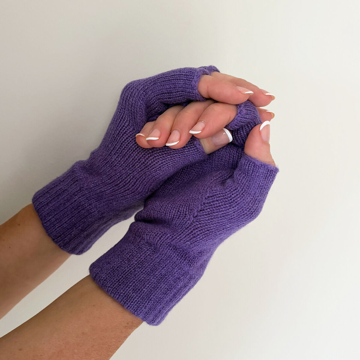 Women's Cashmere Fingerless Gloves